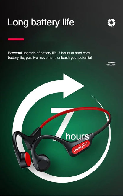 Bone Conduction Wireless Earbuds - TWS Bluetooth Sports Headset for Running & Cycling