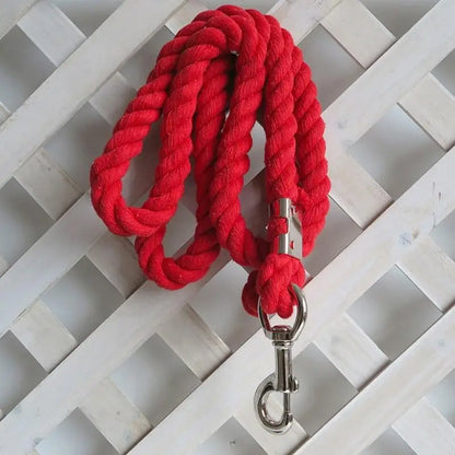 Heavy Duty Cotton Weave Equestrian Halter - 652F Leading Rope for Horses & Livestock
