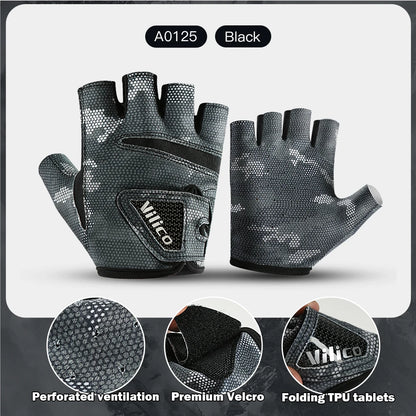 Men's Summer Fishing Gloves - Ice Silk Breathable Three-Finger Cut Design with UV Protection & Anti-Slip Grip (1 Pair)