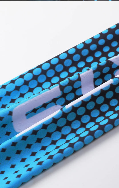 Men's UV Protection Cycling Arm Sleeves - Ice Fabric Sun Protection Compression Sleeves for Summer Sports