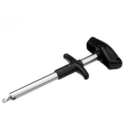 Portable Aluminum Fish Hook Remover - T-Hook Taker Tool for Fishing Tackle Equipment (1 Piece)