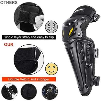 Motorcycle Knee and Elbow Protection Guards - Motocross Off-Road Racing MTB Pads