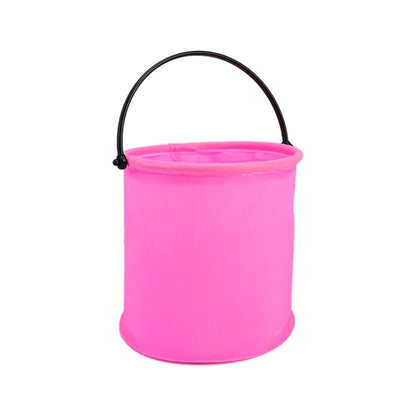 Collapsible Beach Bucket - Foldable Sand Play Toy for Kids Summer Pool & Garden Activities