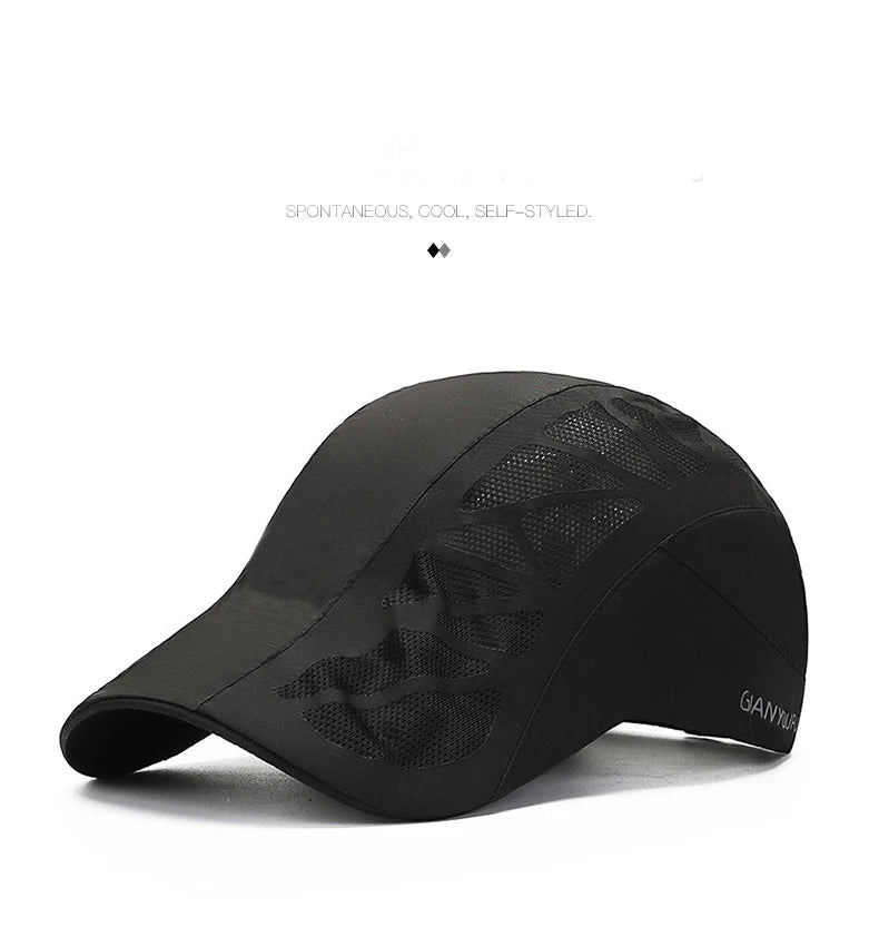 Quick-Dry Baseball Cap - Breathable Sun Protection Hat for Men & Women - Outdoor Performance