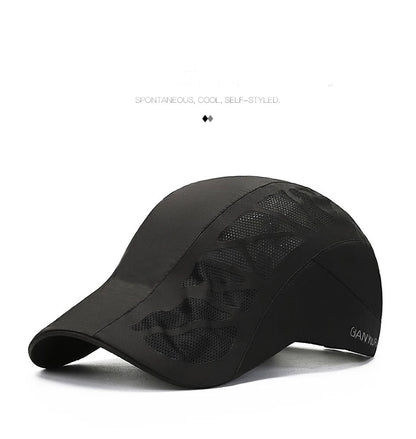 Quick-Dry Baseball Cap - Breathable Sun Protection Hat for Men & Women - Outdoor Performance
