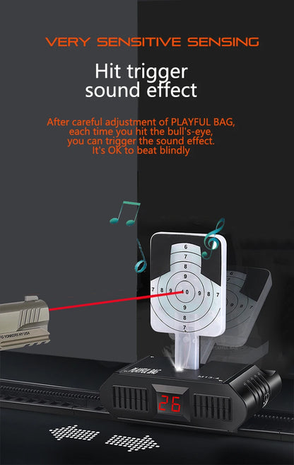 Automatic Laser Target System - Multi-Function Voice Scoring Auto-Reset Training Target