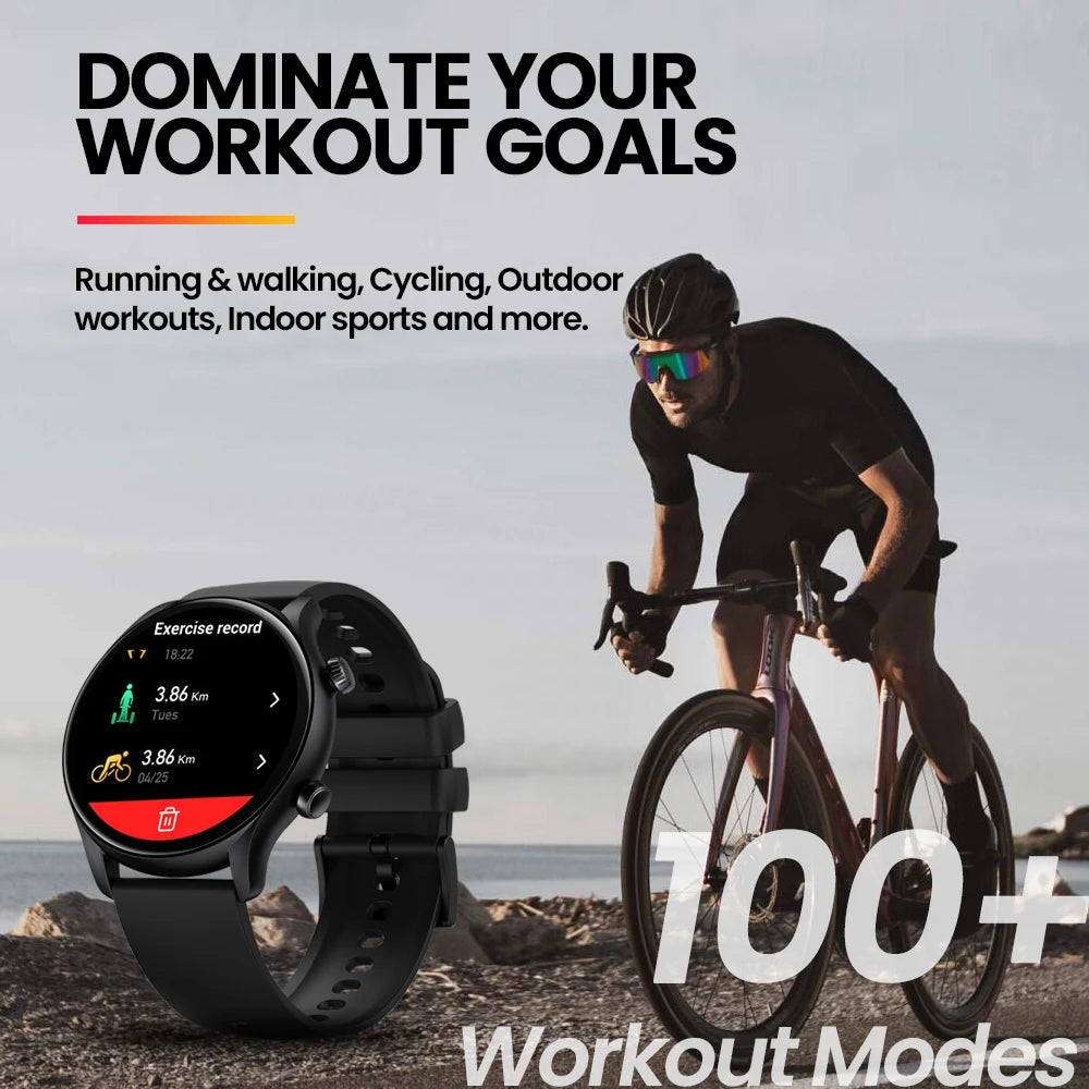 Zeblaze Btalk 3 Plus Smart Watch - 1.39'' HD Display with Voice Calling & Fitness Tracking for Men & Women