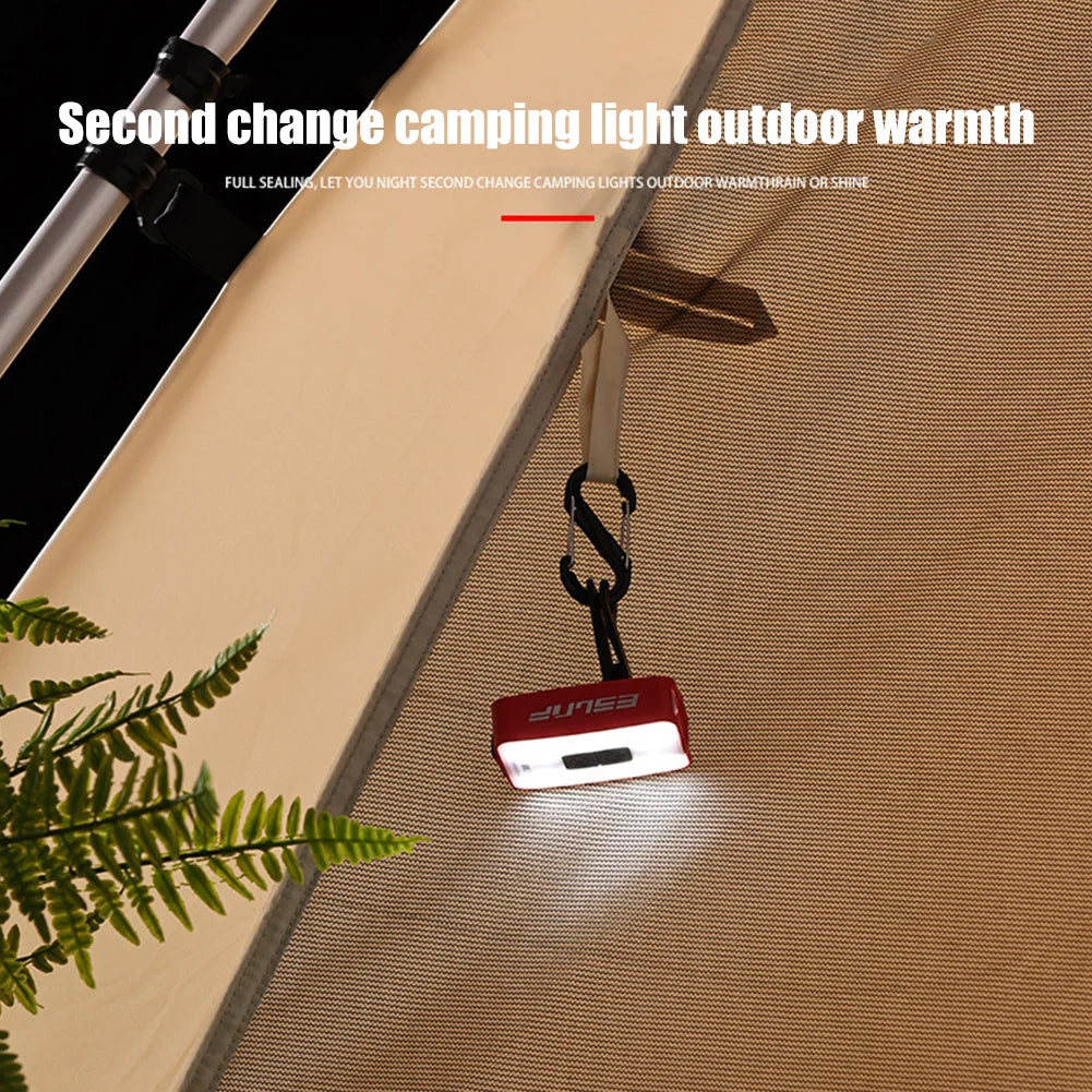 Rechargeable LED Hat Clip Light - XPG+COB 200LM Outdoor Headlamp with 1200mAh Battery, USB/Type-C Charging for Hiking, Emergency & Car Use