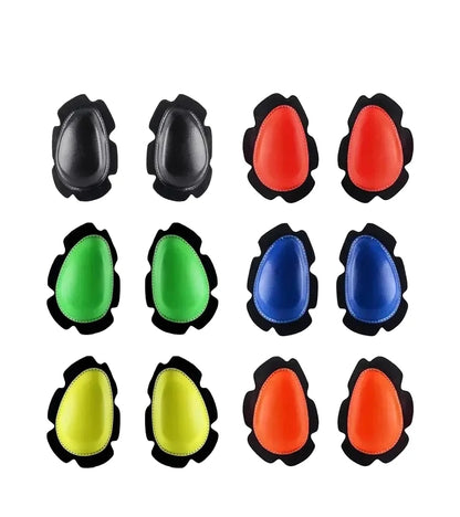 Motorcycle Racing Knee Pads - Universal Protective Gear with Sliders for Sports Riding