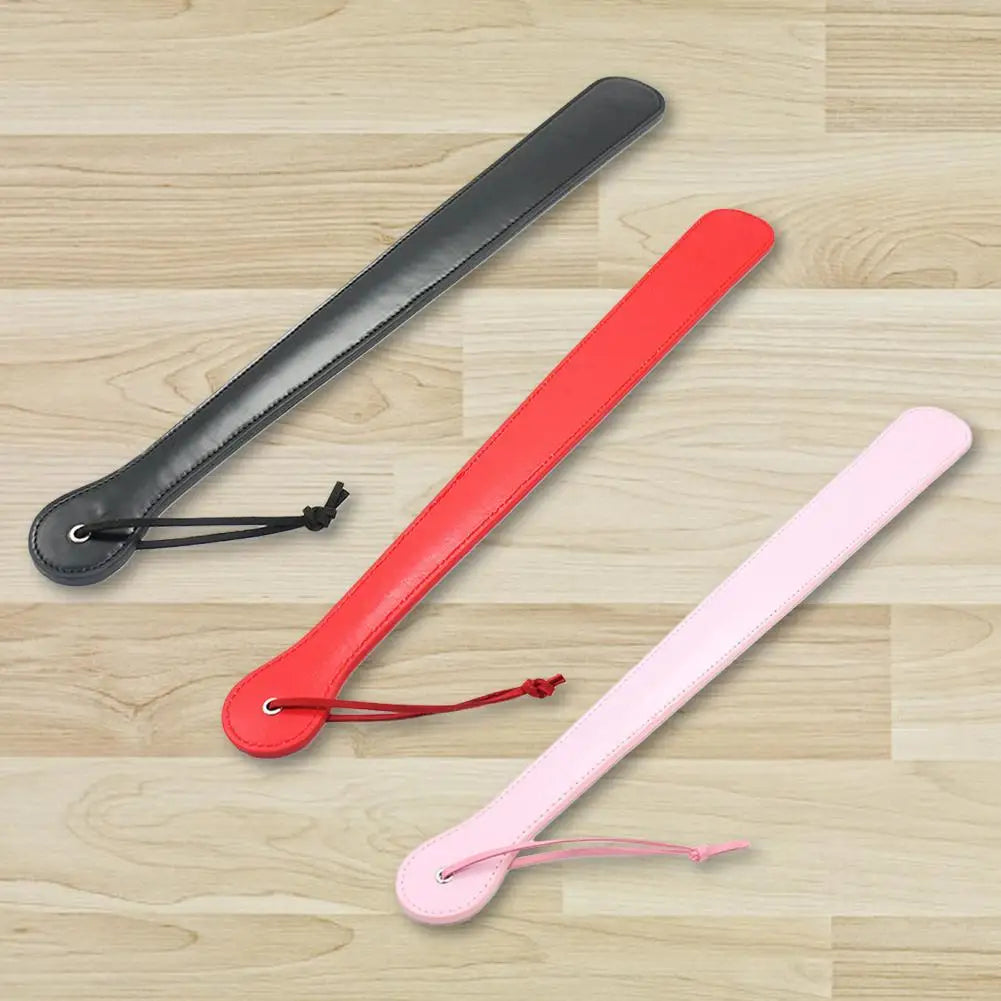 48cm PU Leather Riding Crop for Equestrian Training - Durable Horse Training Whip with Comfortable Grip