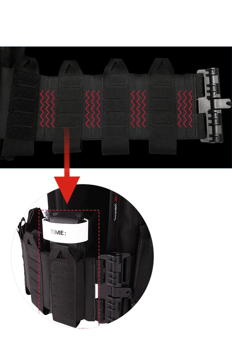 Tactical Multi-Functional Vest - Fast Detachable Lightweight Design