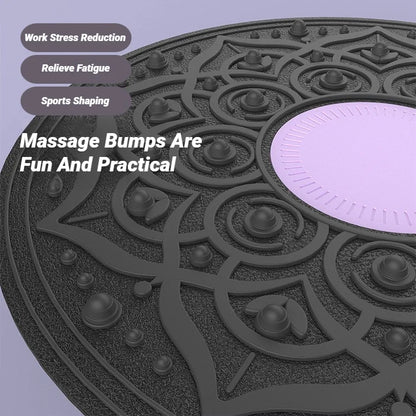Non-Slip Balance Board - Wobble Trainer for Yoga, Rehabilitation, and Full-Body Fitness Training