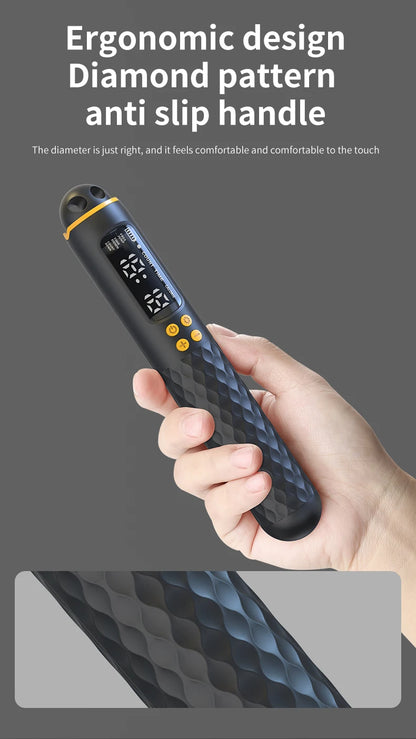 USB Rechargeable Smart Jump Rope - Digital Wireless Calorie Counter with Adjustable Length