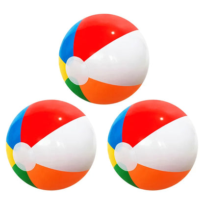 Inflatable Beach Ball Collection - Multi-Size Set (30cm, 35cm, 40cm) - Swimming Pool & Beach Party Decorations