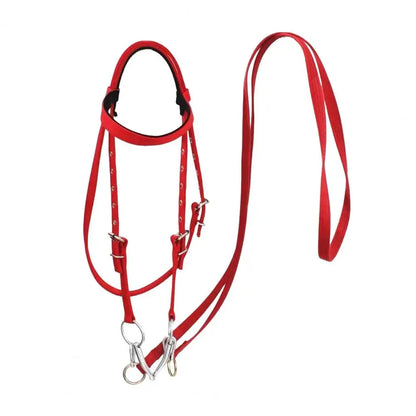 Adjustable Plush Padded Horse Halter - Training Equestrian Accessory with Buckle