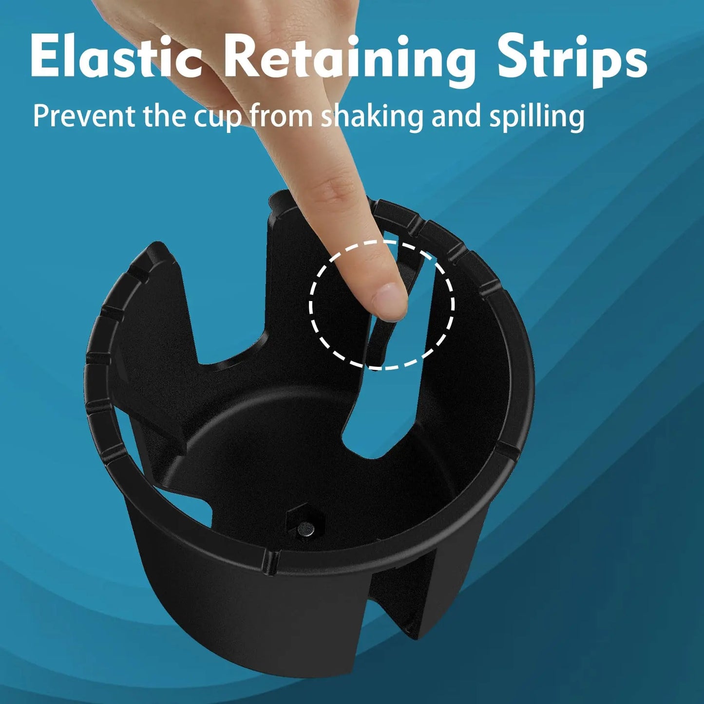 Multi-Functional Kayak Cup Holder - Track Mount Non-Slip Design with Lure Storage for Kayak & Boat Accessories