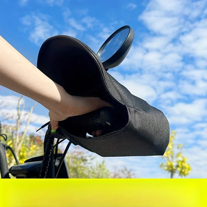 Motorcycle Handlebar Hand Guard Cover - Waterproof Windshield with UV Sun Protection for Electric Bikes and Scooters