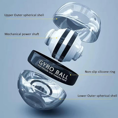 Gyro Power Ball - Wrist and Forearm Strengthener for Fitness Training