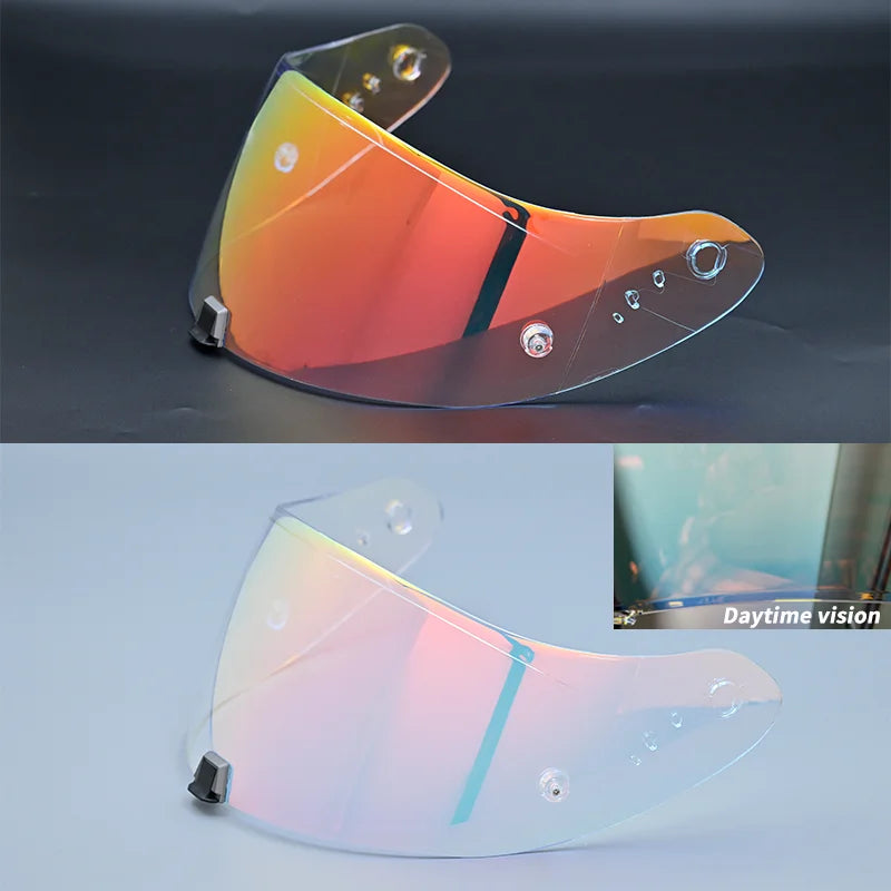 Motorcycle Helmet Visor Lens KDF-16-1 Compatible - Anti-UV Anti-Scratch Photochromic Shield for Full Face Helmets