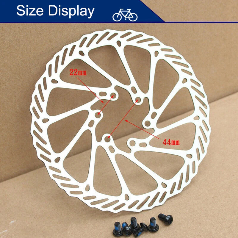 Premium MTB Hydraulic Disc Brake Rotor Set - 160mm/180mm/203mm