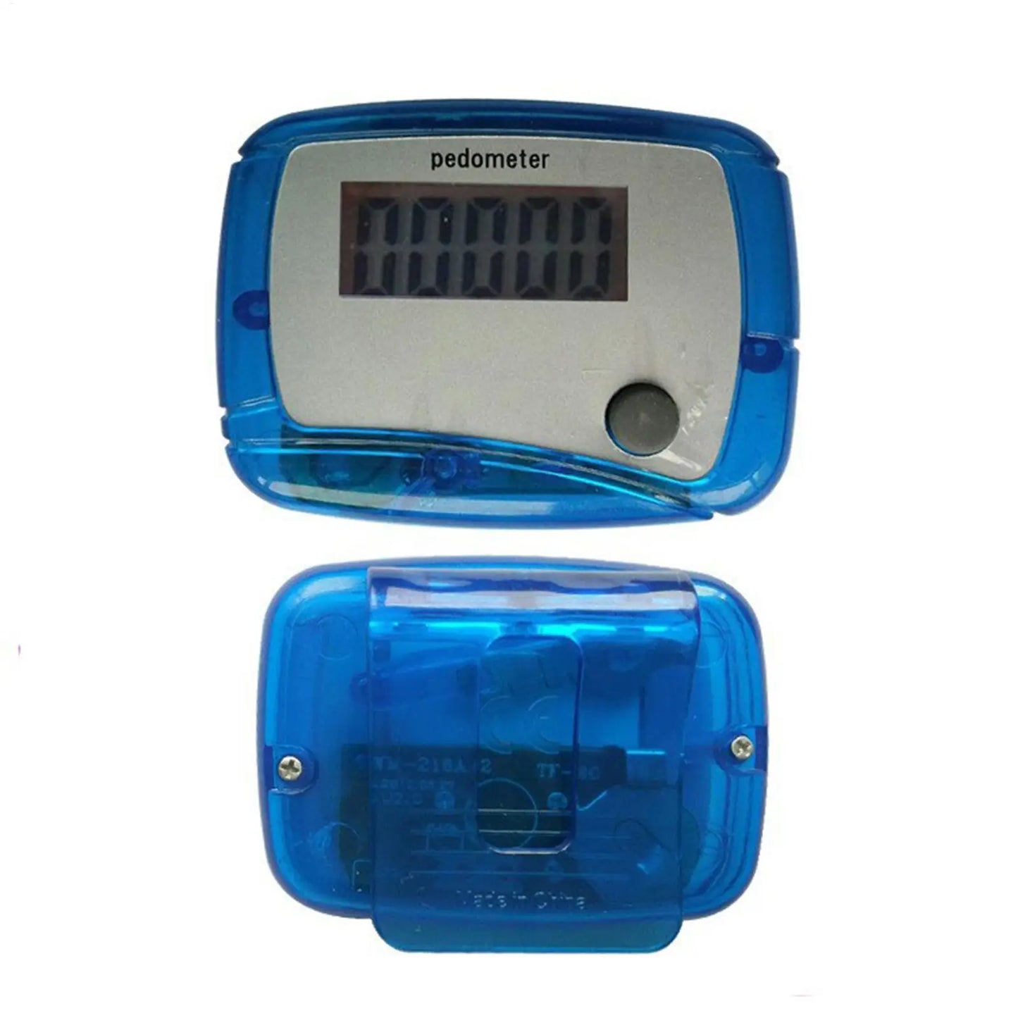 Portable Clip-On Step Counter - Digital Pedometer for Walking & Fitness