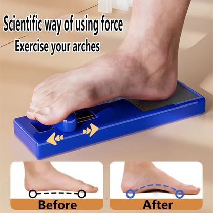 Arch Support Trainer & Toe Aligner - Non-Slip Cushioned Base for Plantar Fasciitis, Flat Feet, Ballet & Running