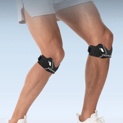 Patella Knee Strap Band - Knee Pain Support & Stabilizer Brace with Ergonomic Tendon Pad