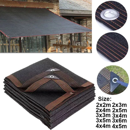 4x5m HDPE UV Protection Shade Net - Outdoor Garden Terrace Awning & Camping Mesh Cover Sunscreen Fabric