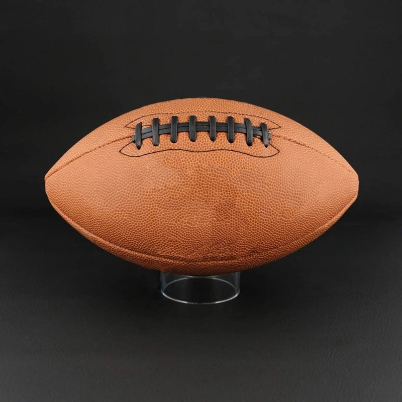 Acrylic Ball Stand Clear Round Display Stand Support Holder For Football Basketball Rugby Soccer