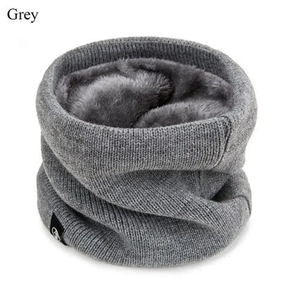 Winter Sports Neck Warmer - Soft Knitted Face Cover Scarf for Men & Women - Cold-Proof Thick Collar for Skating, Running & Hiking