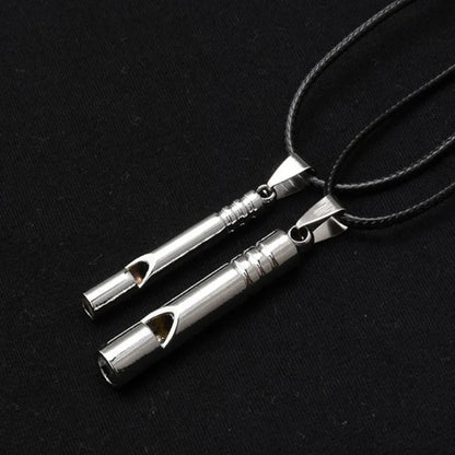 Emergency Survival Whistle - Loud Titanium Portable EDC Keychain for Outdoor Hiking Camping