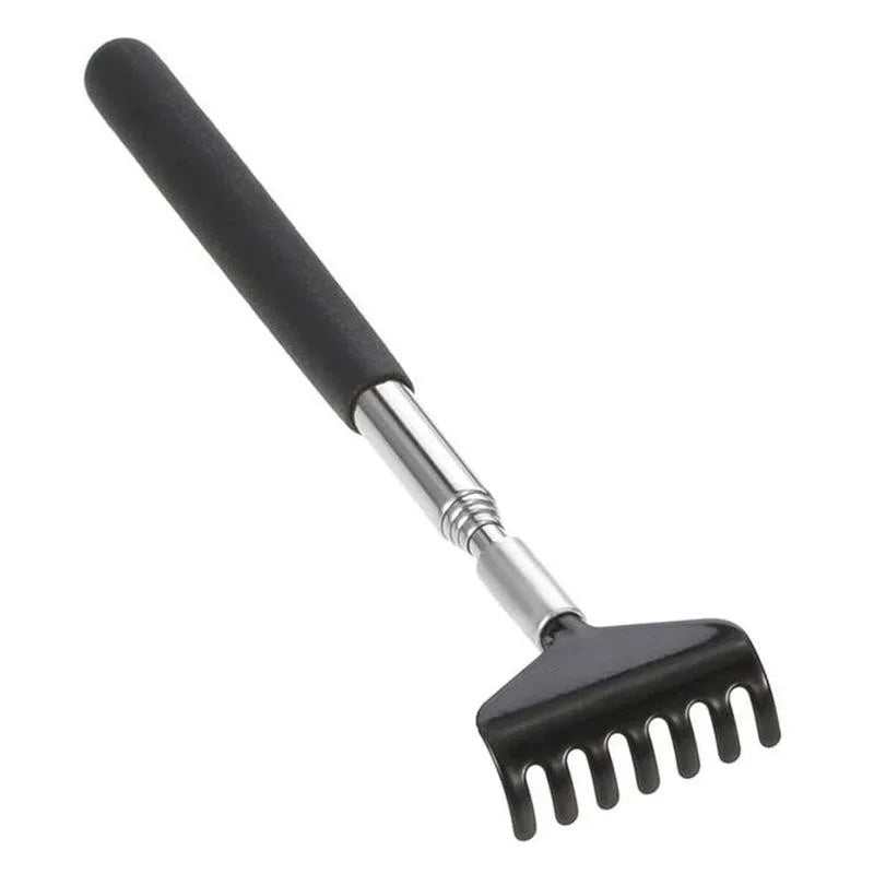Telescopic Stainless Steel Back Scratcher with Carrying Bag
