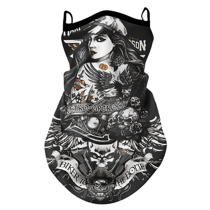 Motorcycle Face Shield - Anti-UV Cycling Headwrap with Neck Cover for Summer Outdoor Sports