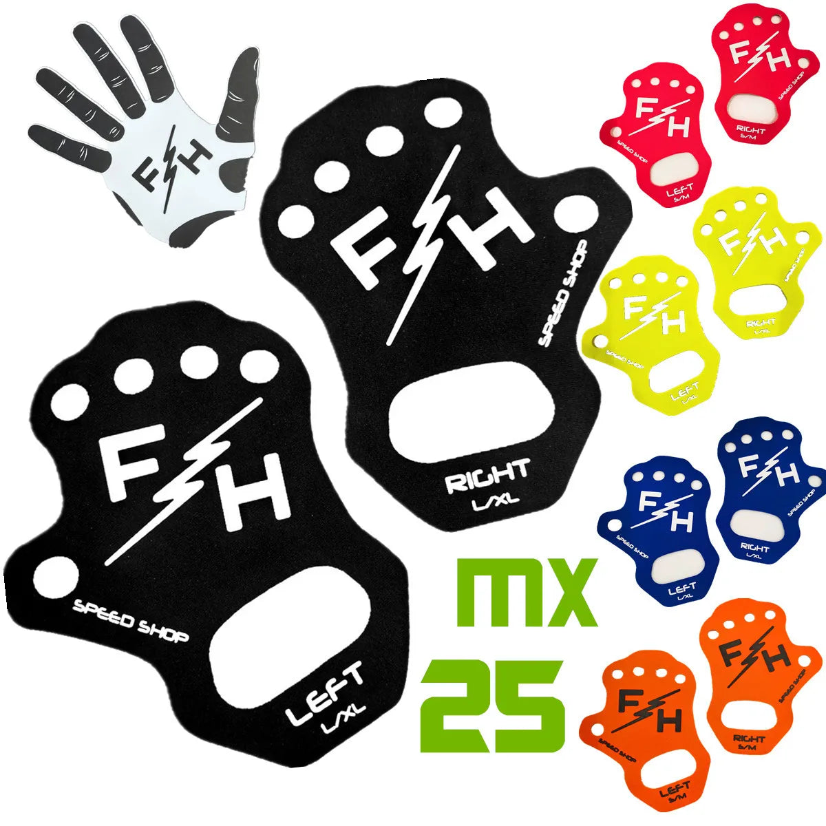 2026 Acerbis Asibis Motocross Gloves - Off-Road Motorcycle Palm Protection with Anti-Falling Gasket