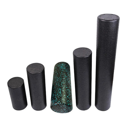 High Density Round Foam Roller Lightweight Pilates Yoga Column for Balance Training Waist Arm Stretching Workout