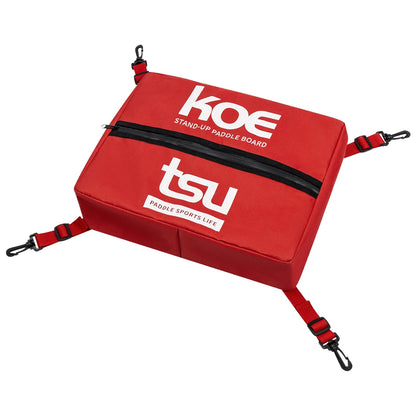 Adjustable Paddleboard Deck Cooler Storage Bag - Sealed Zipper Food Bag for Stand-Up Paddle Boards