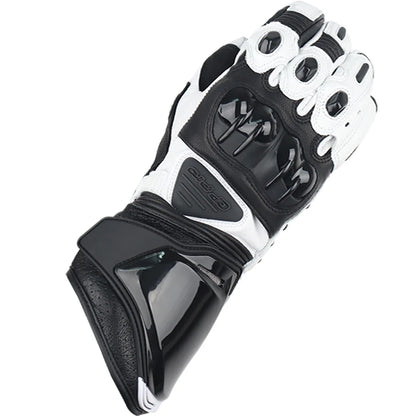 Two-X GP Pro Men's Motorcycle Racing Gloves - Long Leather Sports Protection with Touch Screen