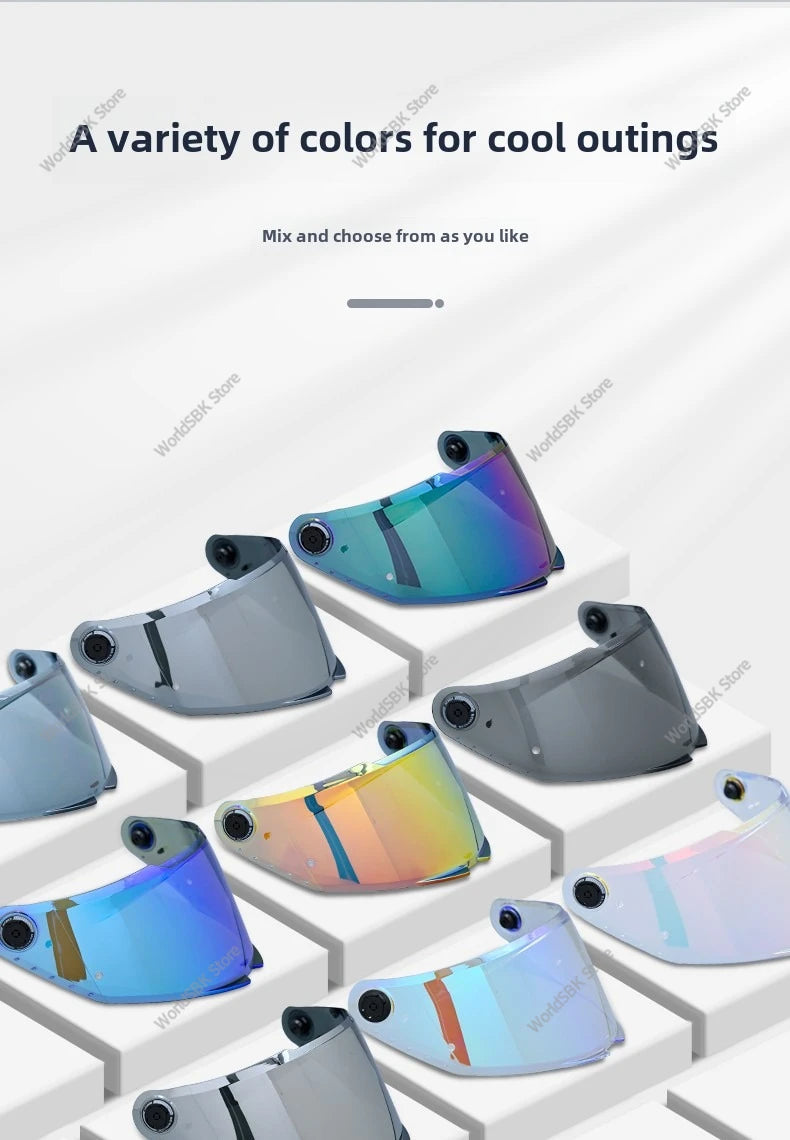 MT THUNDER 4 SV Motorcycle Helmet Visor Shield - UV Protection Windshield Replacement Lens MT-V-28B with Sunscreen