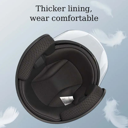 Full Face Modular Flip-Up Motorcycle Helmet - Dual Visor Anti-Fog Design for Men & Women (4 Colors)