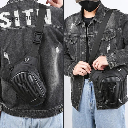 Motorcycle Waterproof EVA Hard Shell Leg Bag - Phone & Essentials Waist Pack