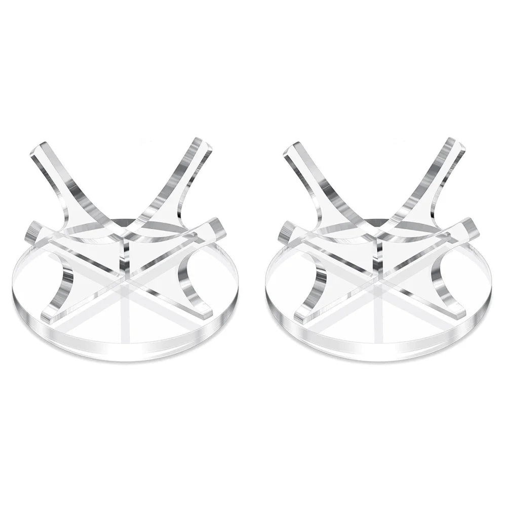 Premium Acrylic Ball Display Stand - Clear Multi-Function Holder for Baseball, Golf, Softball, Tennis & Basketball Spheres