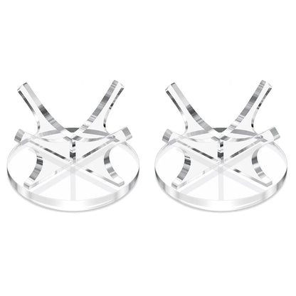 Premium Acrylic Ball Display Stand - Clear Multi-Function Holder for Baseball, Golf, Softball, Tennis & Basketball Spheres