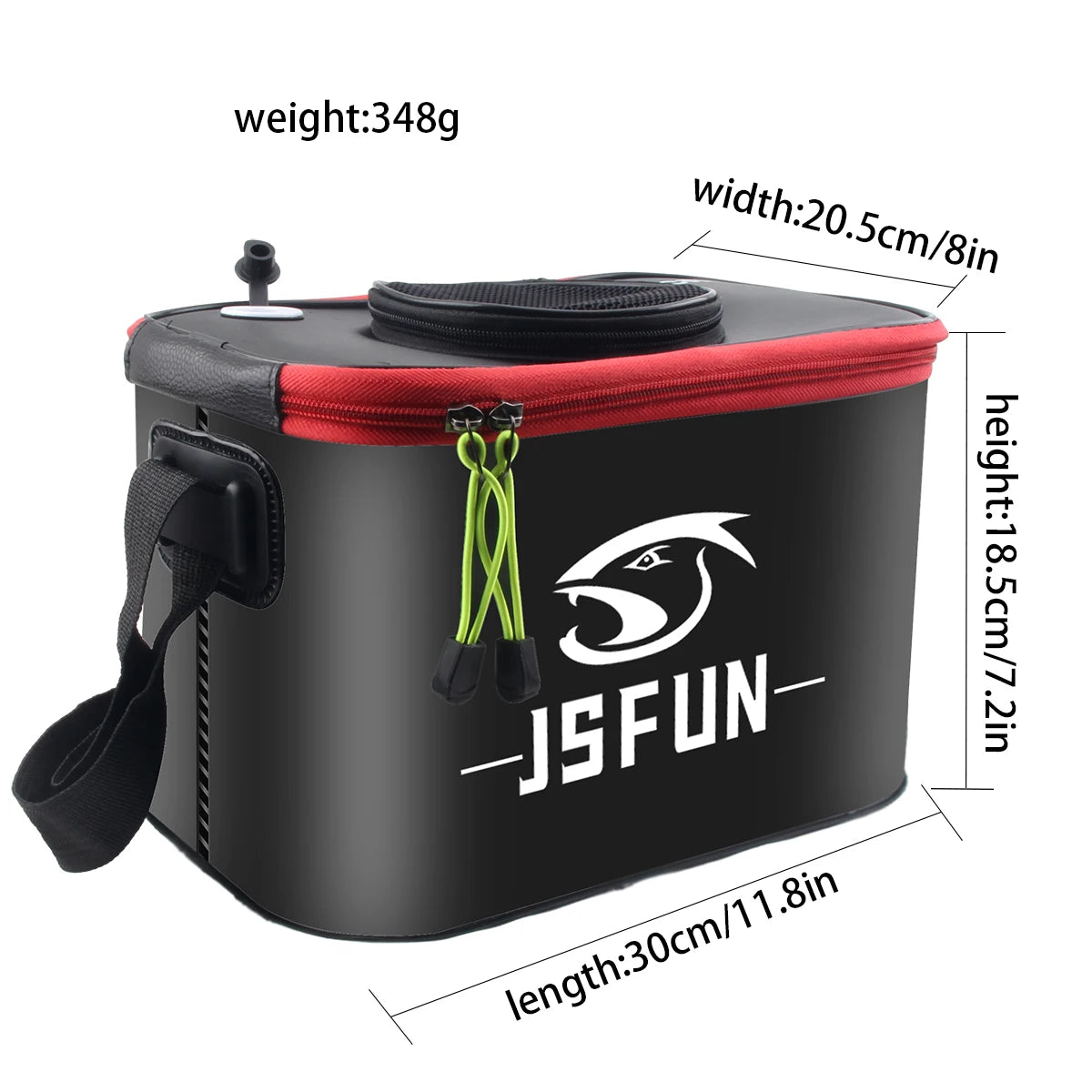 Portable EVA Folding Fish Bucket - Thickened Live Fish Tank for Outdoor Fishing (No Oxygen Pump Required)