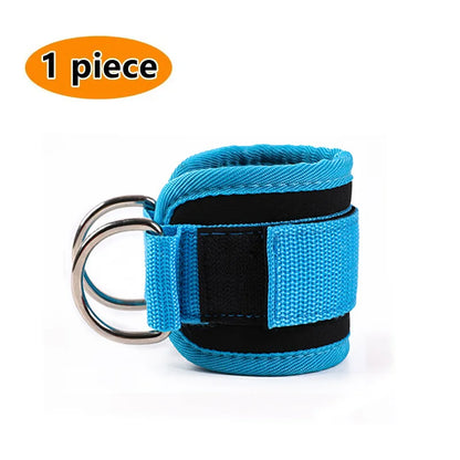 Professional Cable Ankle Straps - Double D-Ring Ankle Cuffs for Gym Workouts