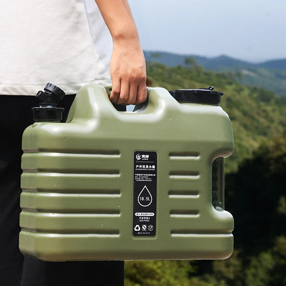 Portable Water Container with Electric Pump - 11L/12L Camping Water Dispenser for Outdoor Use