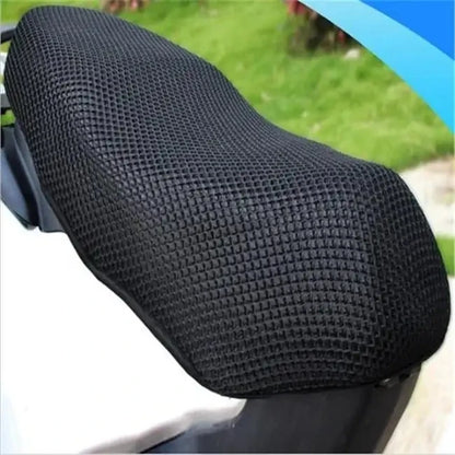 3D Mesh Motorcycle Seat Cover - Breathable Anti-Slip Cushion Pad for Scooters