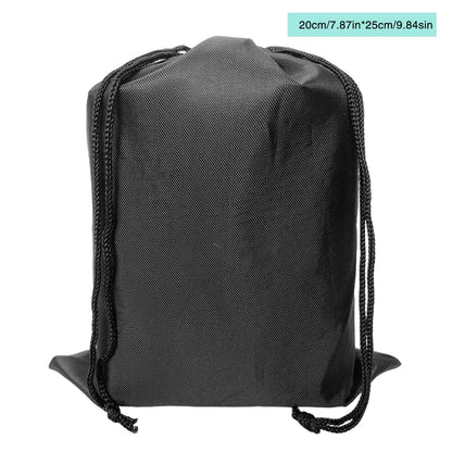 Waterproof Nylon Drawstring Storage Bag - Multi-Purpose Travel & Sports Organizer Pouch