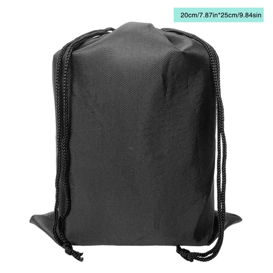 Waterproof Nylon Drawstring Storage Bag - Multi-Purpose Travel & Sports Organizer Pouch