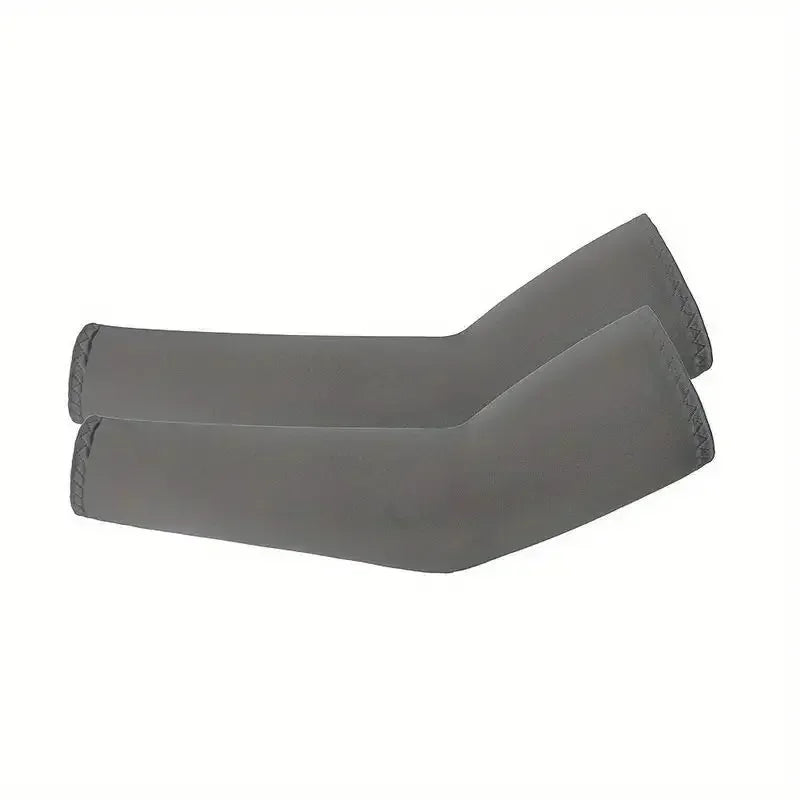 Cooling Arm Sleeves - Ice Silk UV Sun Protection for Cycling, Golf, and Outdoor Sports (1 Pair)