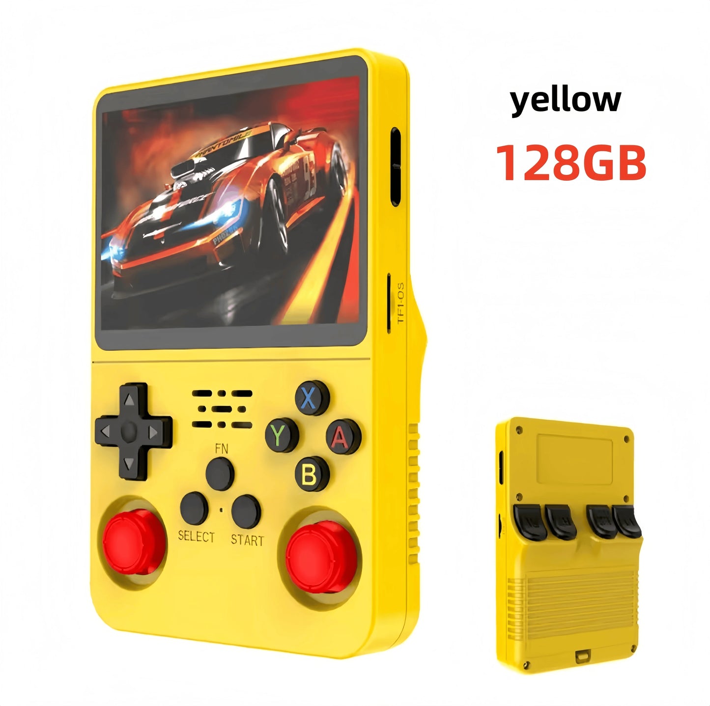 Retro Handheld Game Console R36S - 3.5" IPS Screen - 128GB Storage - Linux System - Portable Pocket Player (R36 Ultra/PRO)